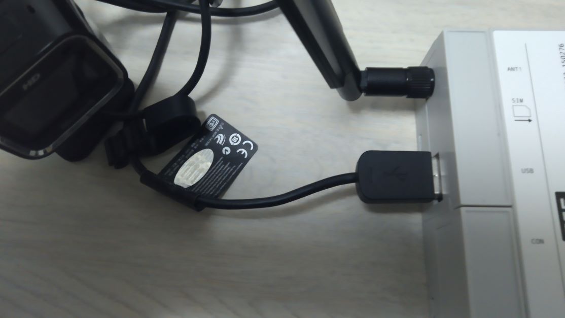 USB カメラ接続